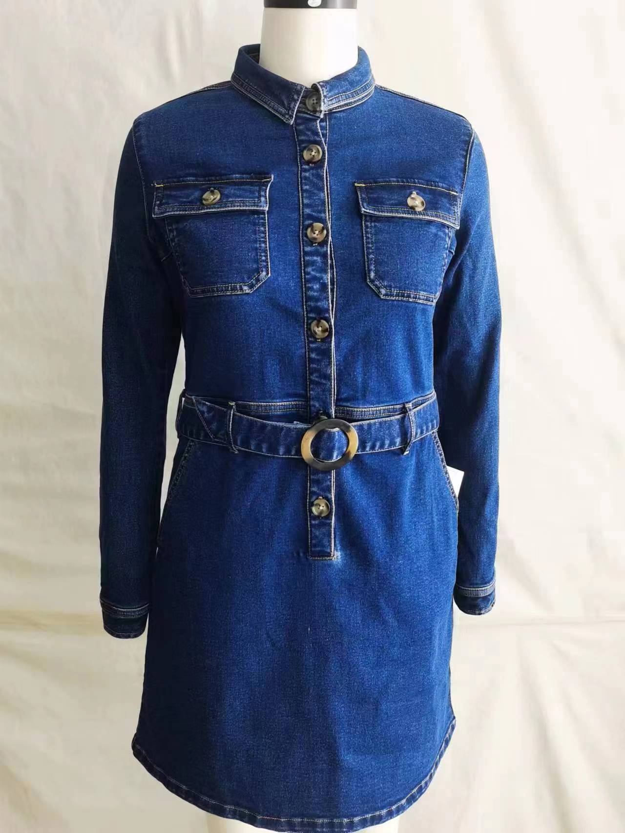 DENIM TOP DRESS_青島紡聯集團進出口有限公司